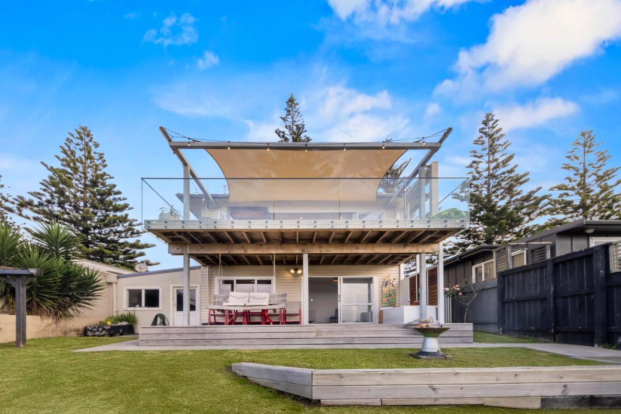 Taranaki Beach House - Great Sea Views Villa Waitara Exterior photo